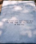 Haste's grave